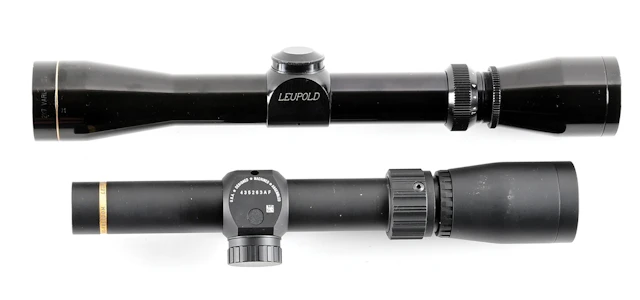 LOT OF 2 LEUPOLD RIFLE SCOPES.