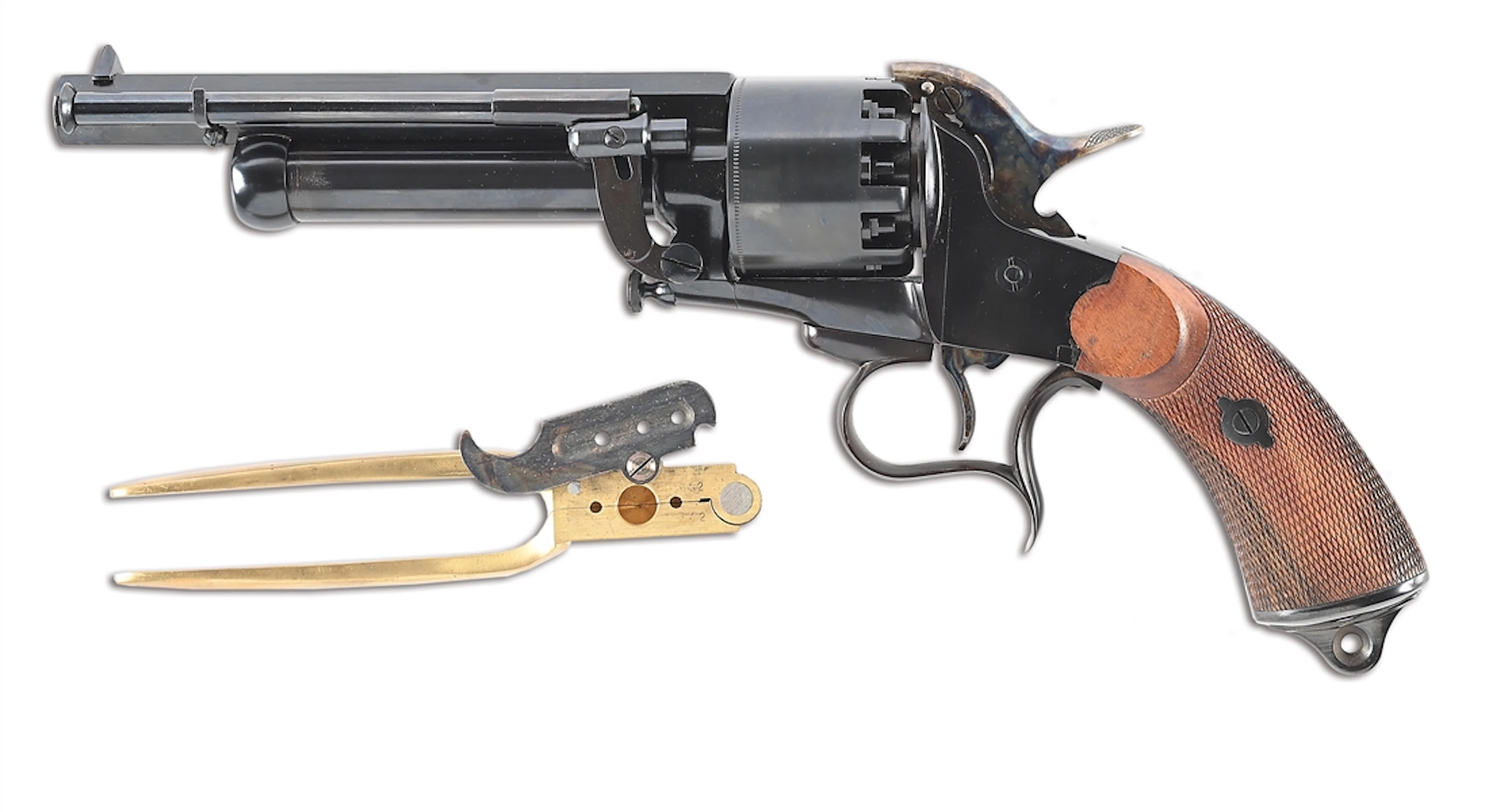 (A) NAVY ARMS LEMAT PERCUSSION GRAPESHOT REVOLVER.