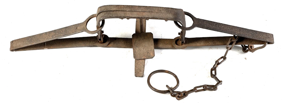 HAND FORGED BEAR TRAP