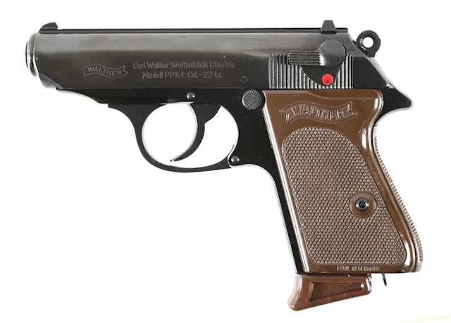 (C) WALTHER PPK-L SEMI-AUTOMATIC PISTOL.