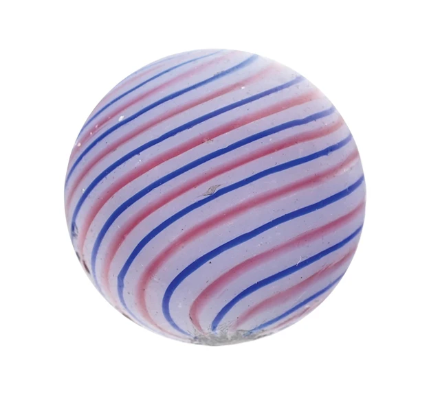 RED, WHITE, AND BLUE CLAMBROTH MARBLE