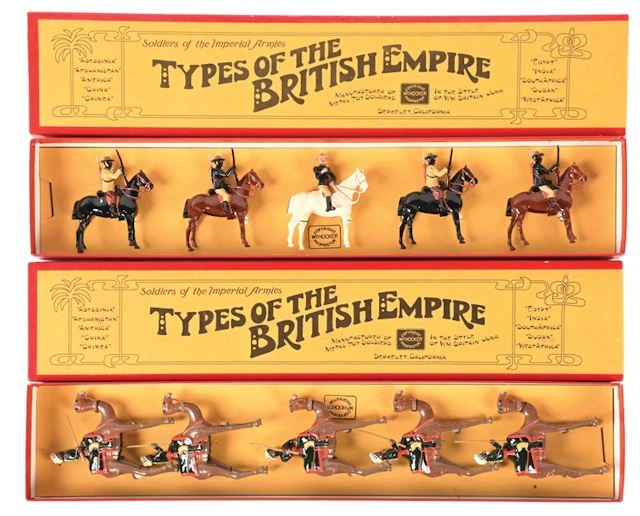 LOT OF 2: WM. HOCKER TYPES OF BRITISH EMPIRE NATAL NATIVE HORSE NO.