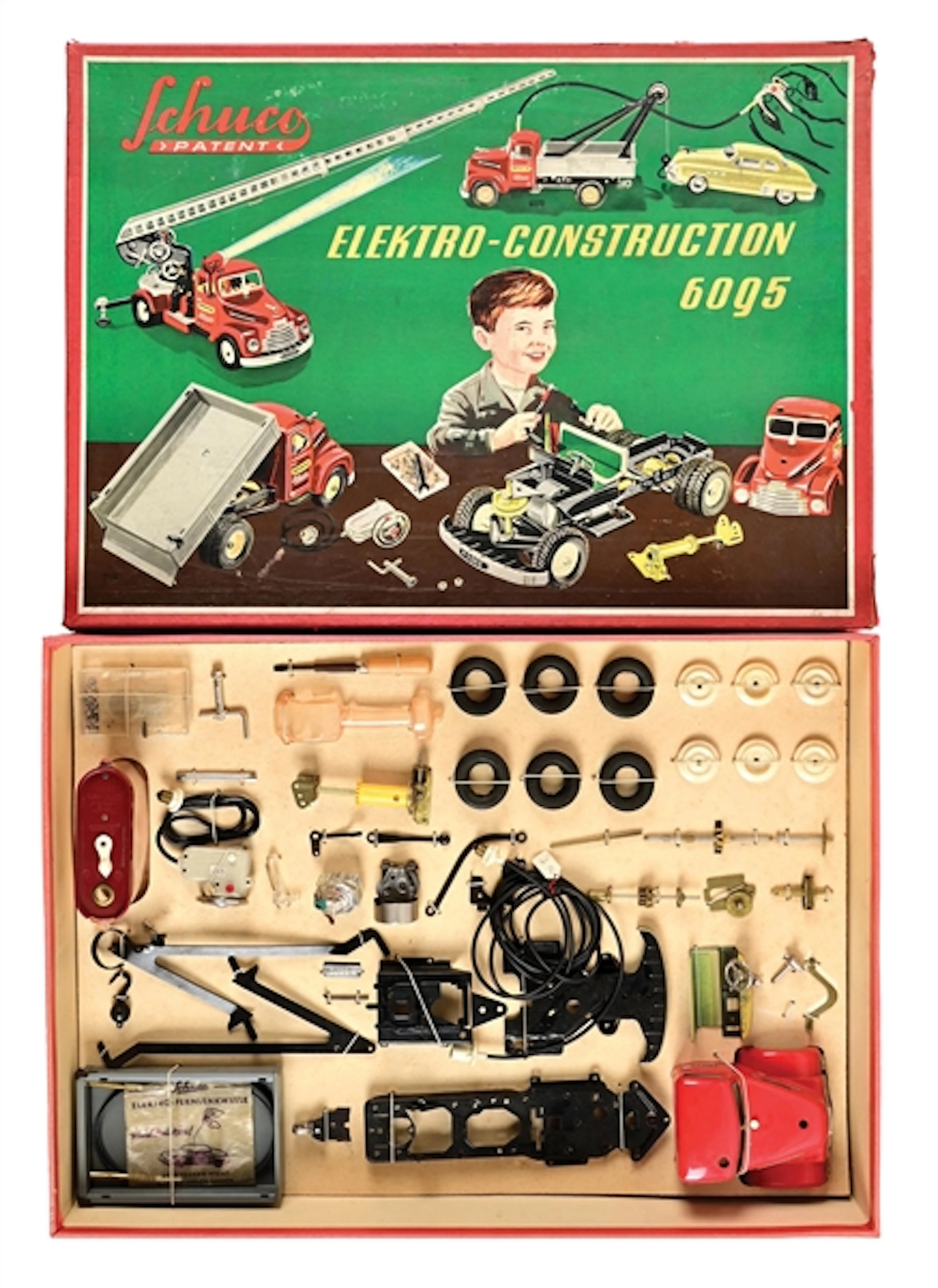 VERY RARE SCHUCO ELEKTRO-CONSTRUCTION NO. 6095 SET IN BOX