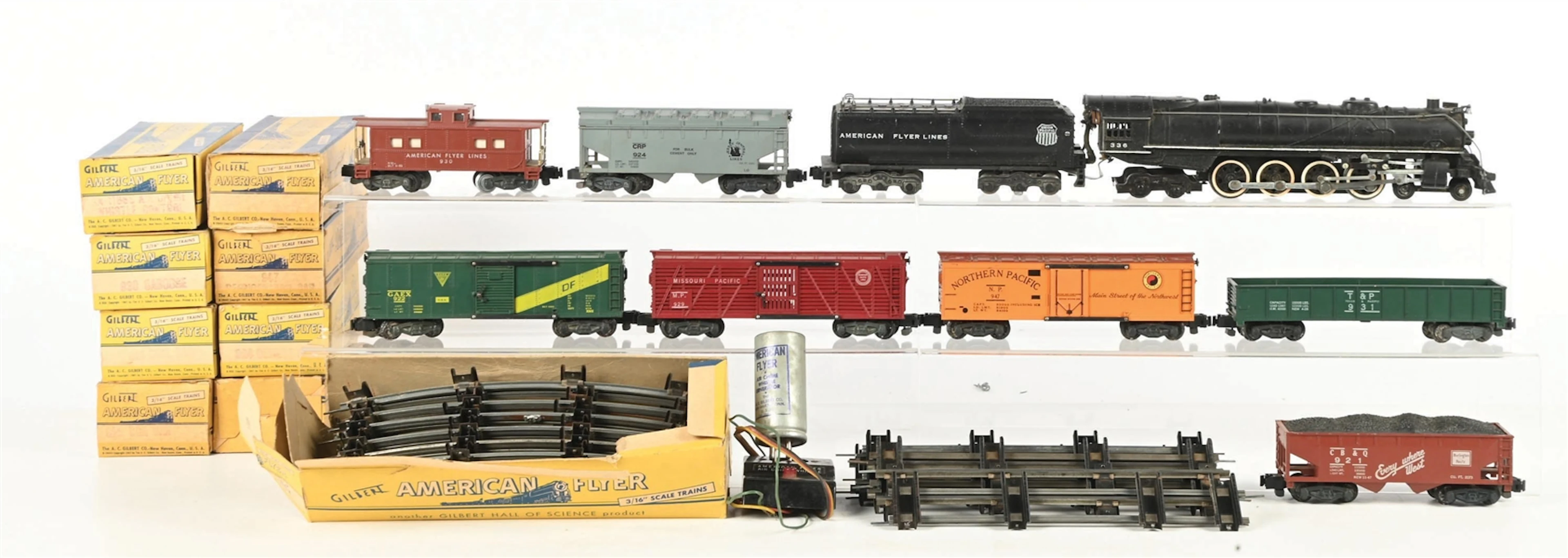AMERICAN FLYER TRAIN SET NO. K-5358-W IN ORIGINAL BOX