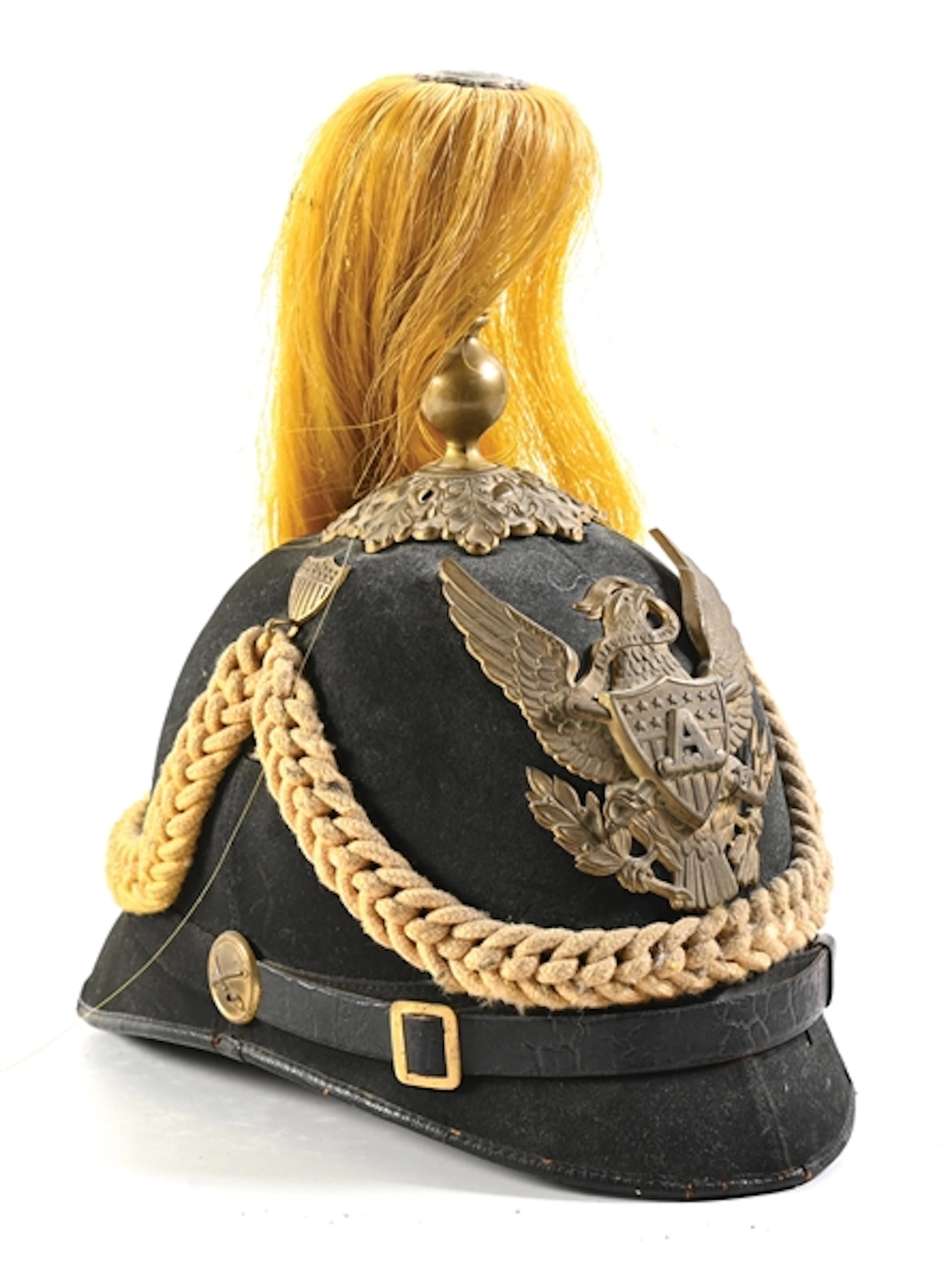 US INDIAN WARS MODEL 1881 DRESS HELMET.