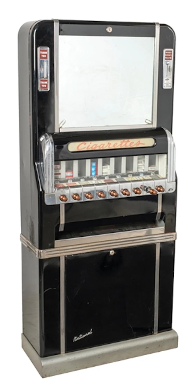 BLACK NATIONAL BRAND VENDING MACHINE