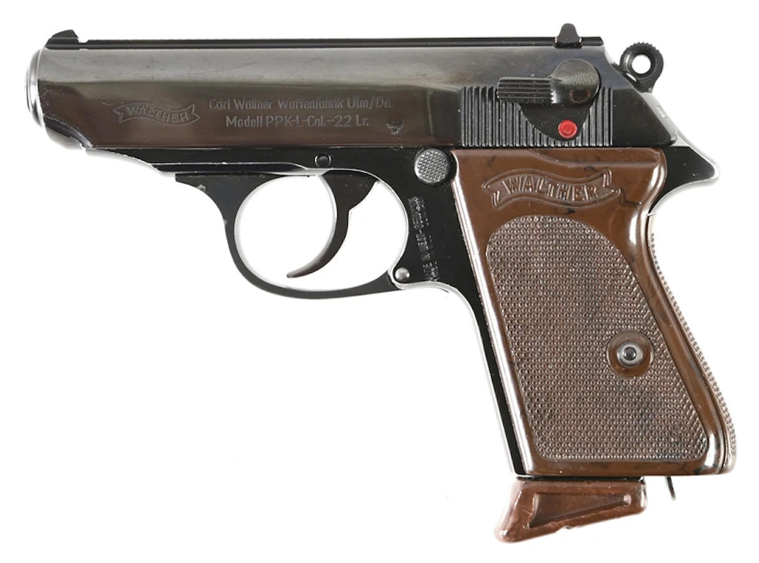 (C) WALTHER PPK-L SEMI-AUTOMATIC PISTOL.
