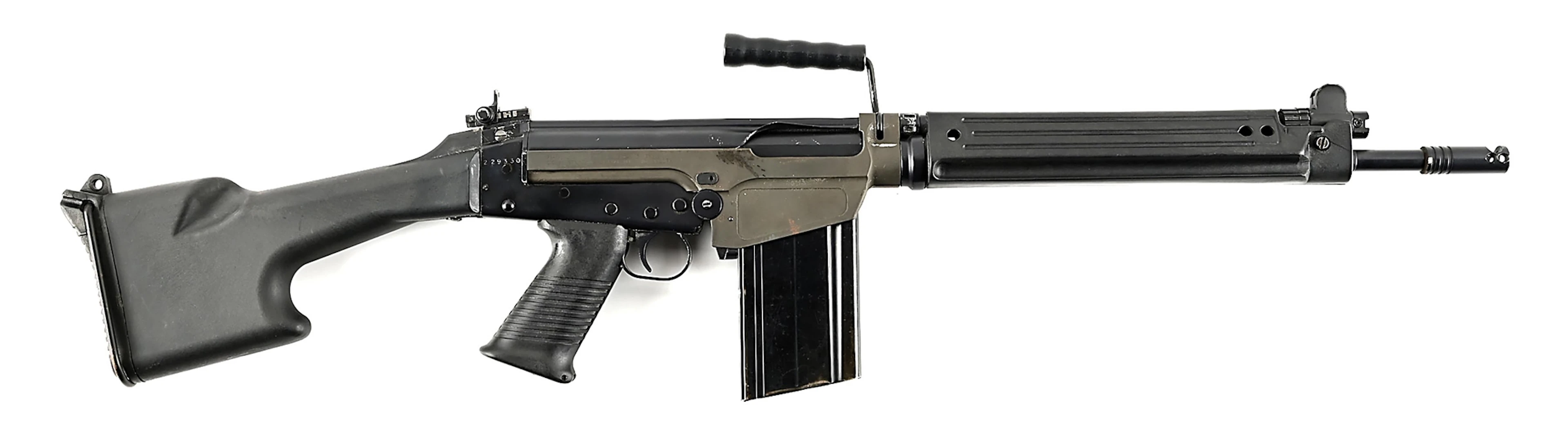 (M) FEDERAL ARMS CORPORATION DC INDUSTRIES FA-FAL SEMI-AUTOMATIC RIFLE.