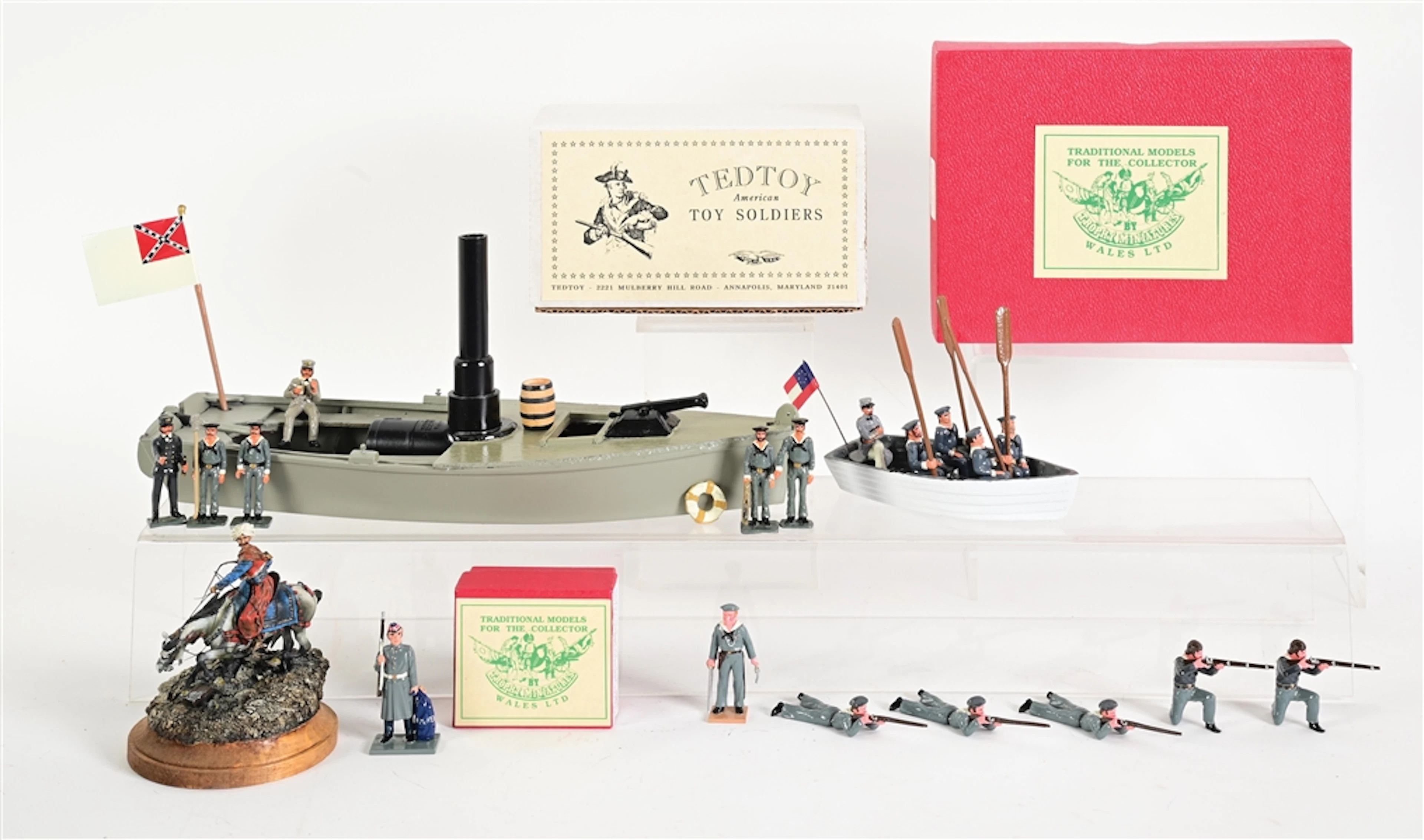 LOT OF 5: VARIOUS TOY SOLDIER SETS IN BOXES