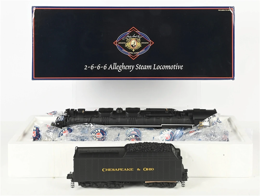 MODERN ERA LIONEL O-GA. NO. 6-38081 JLC SERIES CHESAPEAKE & OHIO 2-6-6