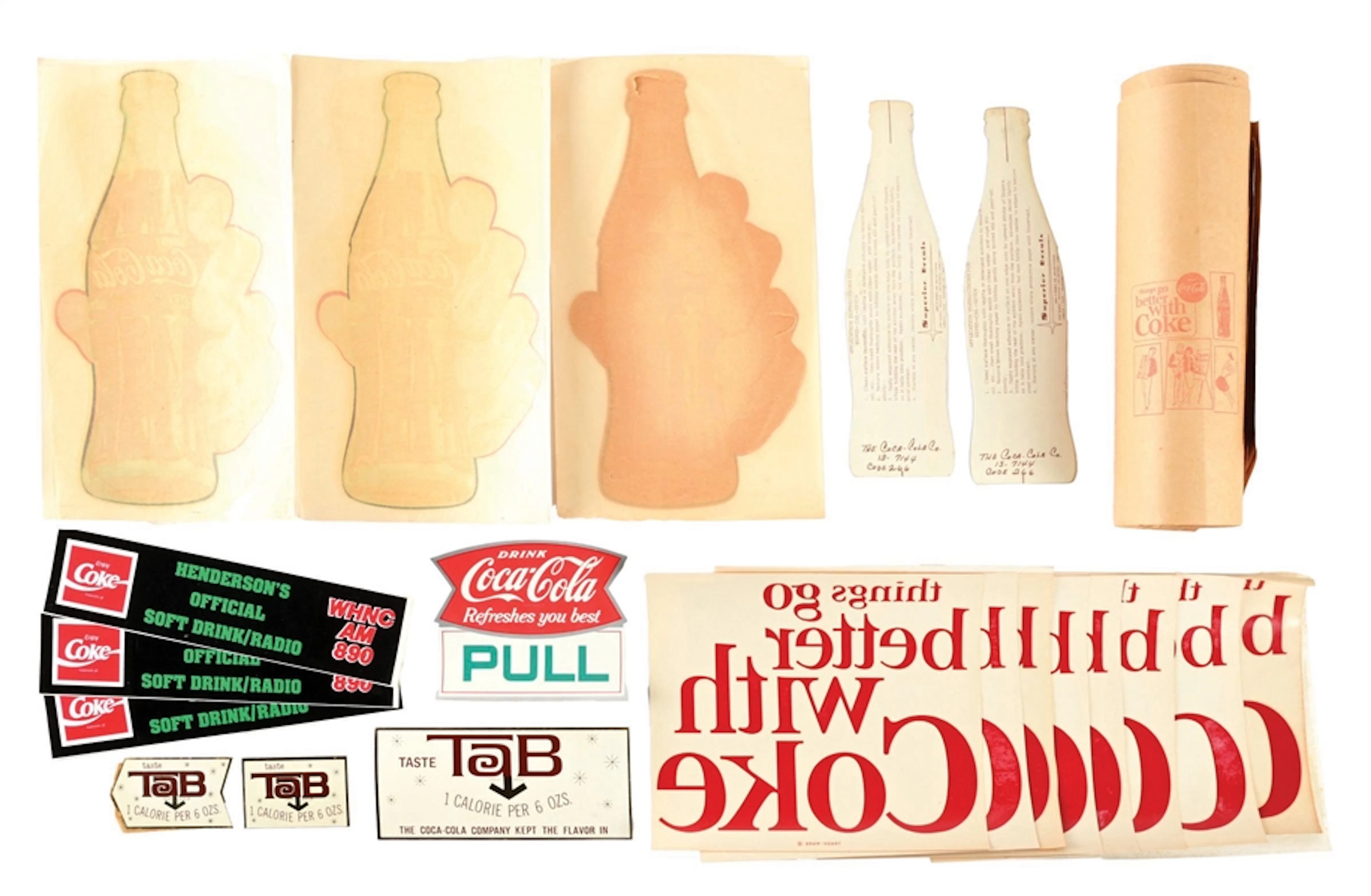 COLLECTION OF VARIOUS COCA-COLA EPHEMERA