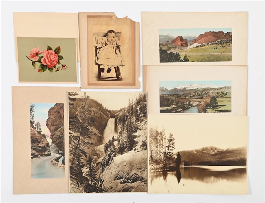 SMALL PORTFOLIO OF EARLY WESTERN PHOTOGRAPHY