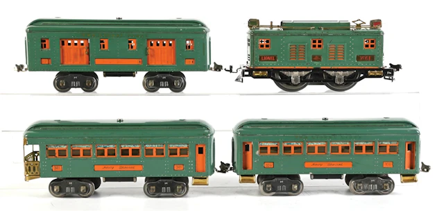 LIONEL STANDARD GA. NO. 8E MACY'S SPECIAL PASSENGER SET