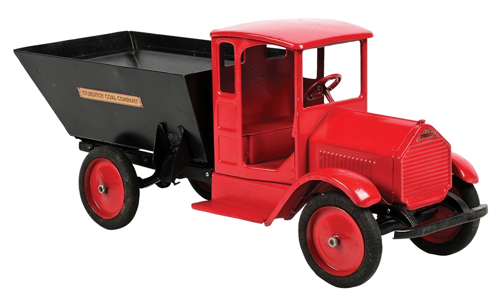 PRE-WAR PRESSED STEEL STURDITOY COAL TRUCK