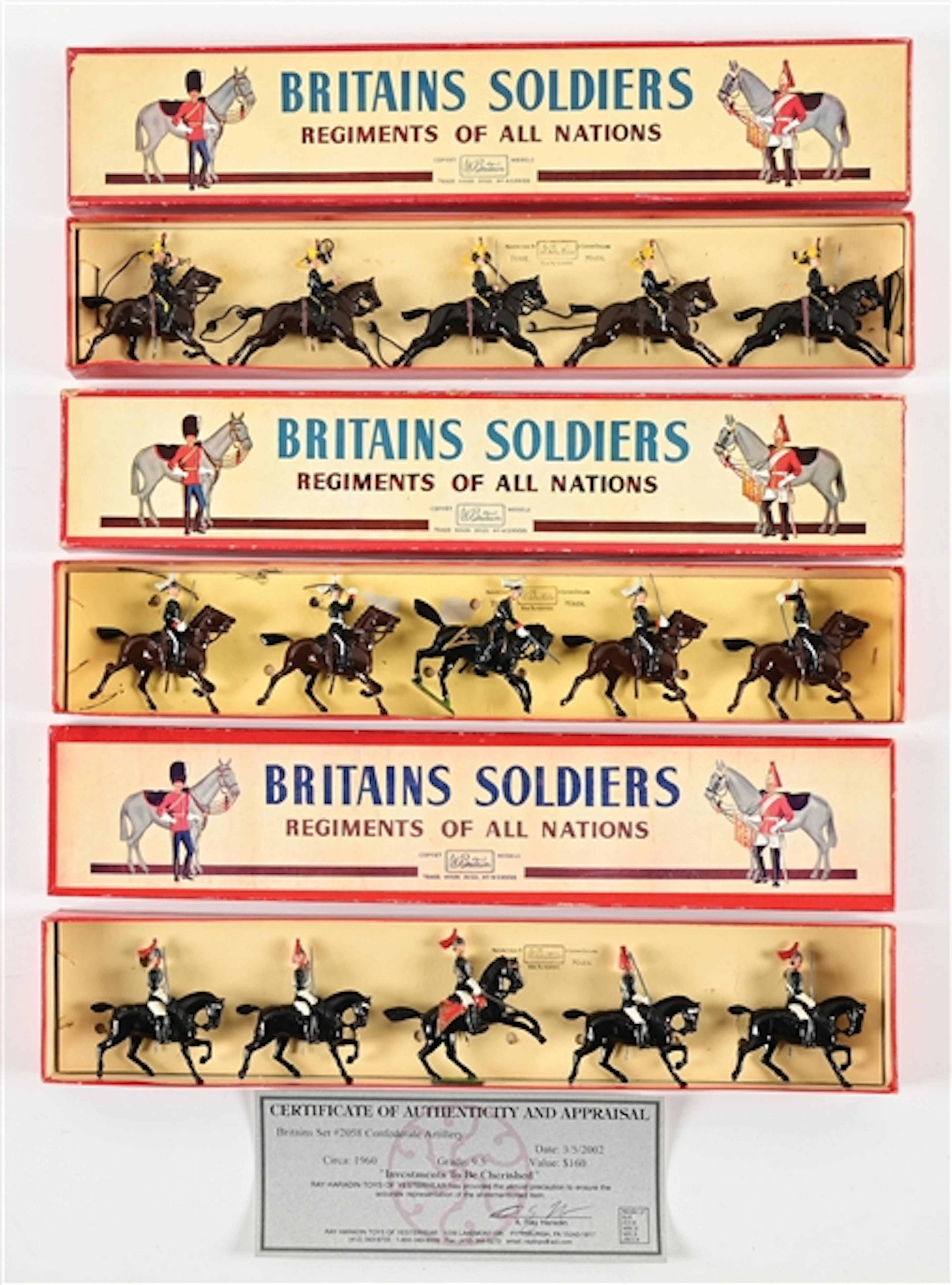 LOT OF 3: W. BRITAINS SETS IN BOXES