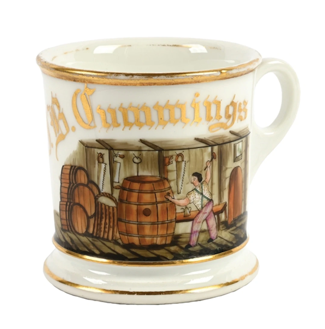 BARREL MAKER'S SHAVING MUG