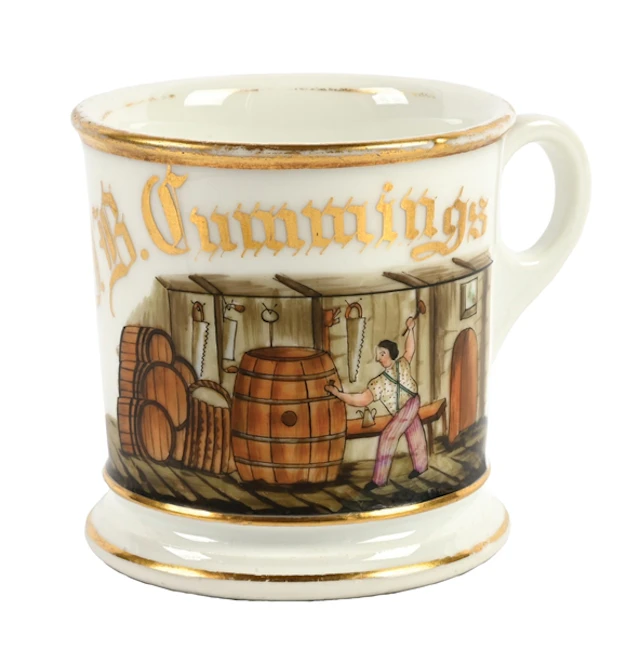 BARREL MAKER'S SHAVING MUG