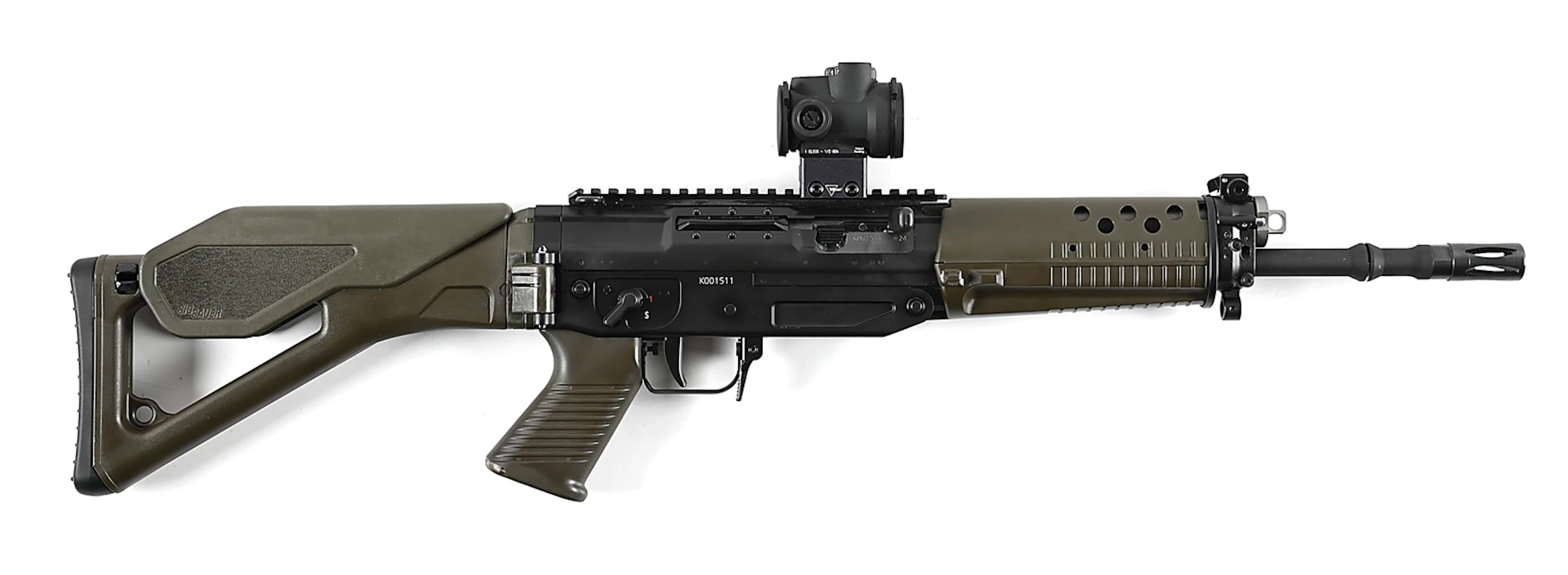 (N) SWISS SIG SAUER SG553RP 553 RUSSIAN 7.62X39MM SEMI-AUTOMATIC RIFLE