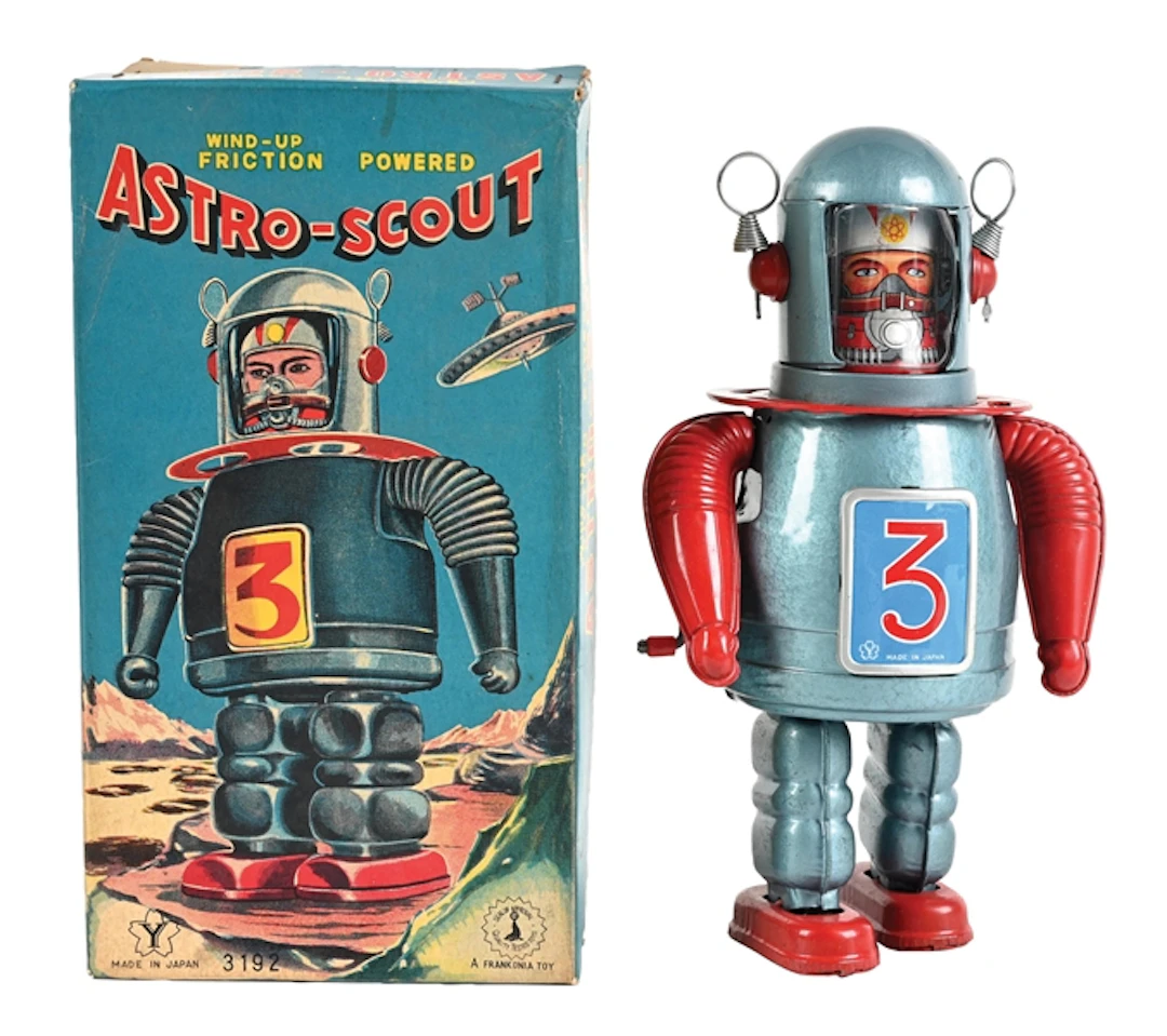 ORIGINAL 1960S JAPANESE YONEZAWA ASTRO-SCOUT IN ORIGINAL BOX