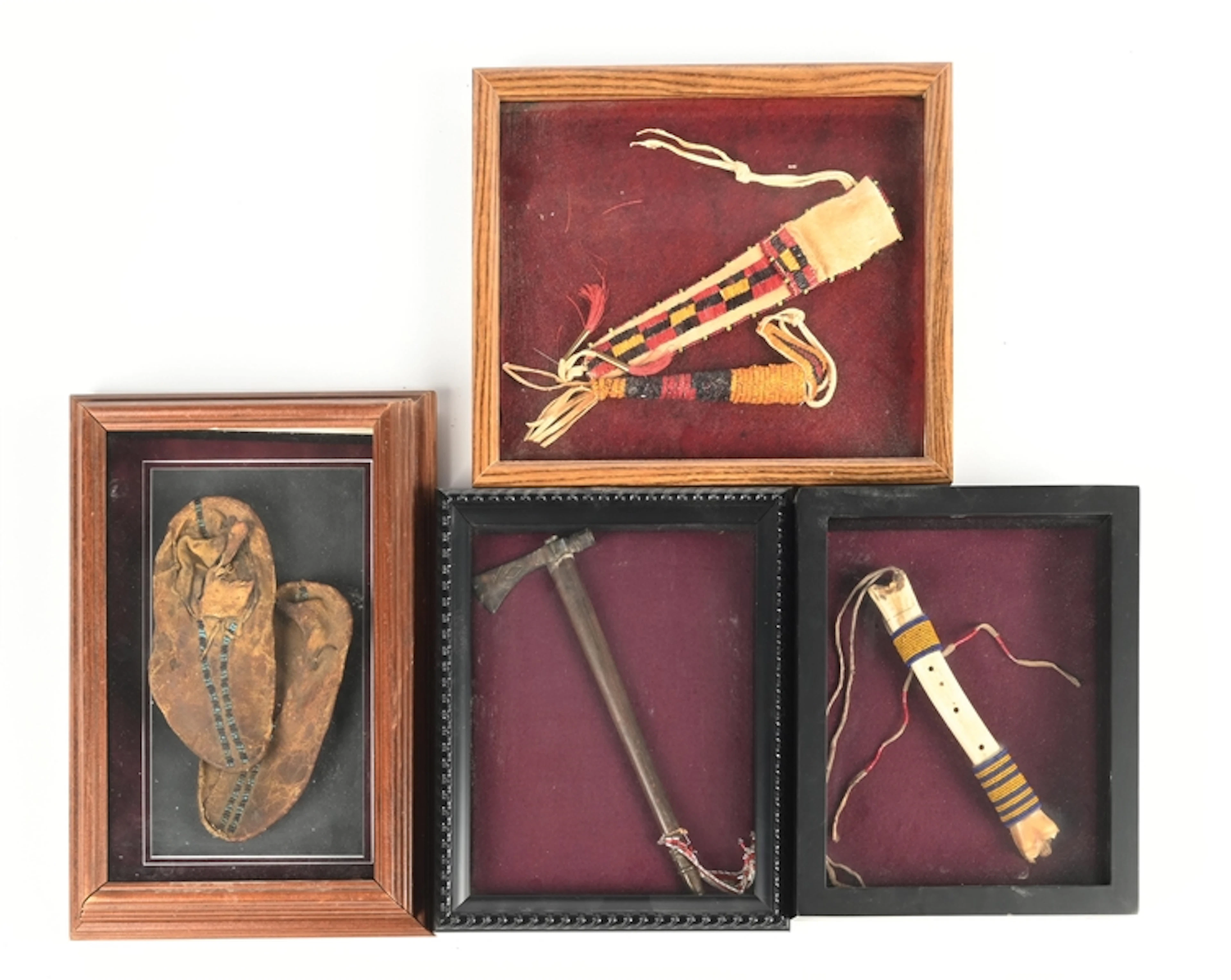 LOT OF 4: NATIVE AMERICAN PLAINS ITEMS