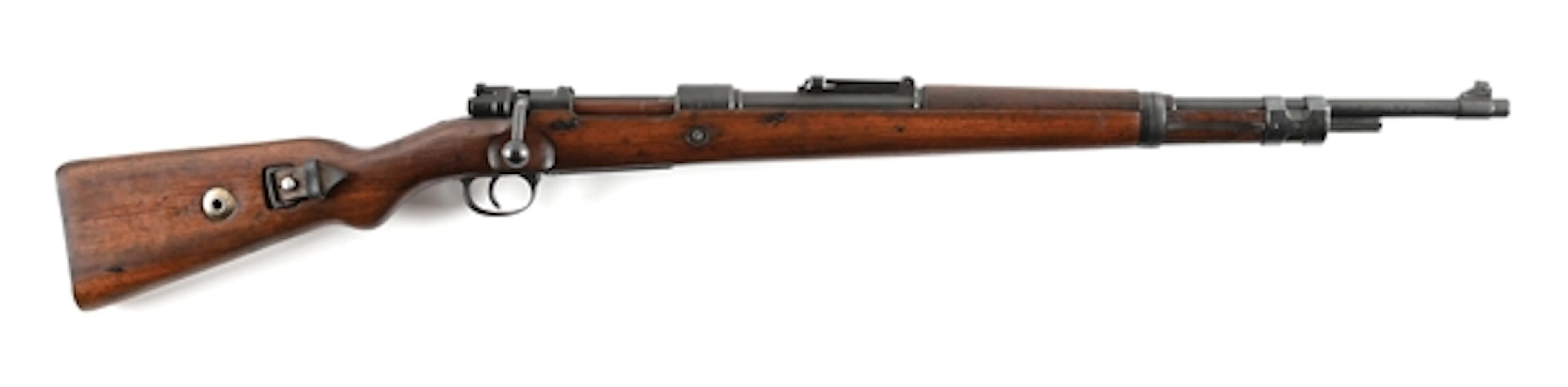 (C) SCARCE BERLIN-LUEBECKER 237 CODE K98 MAUSER BOLT ACTION RIFLE.