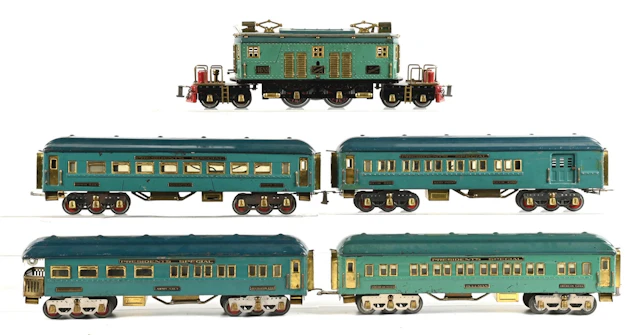 LOT OF 5: AMERICAN FLYER STD-GA. PRESIDENT'S SPECIAL PASSENGER SET