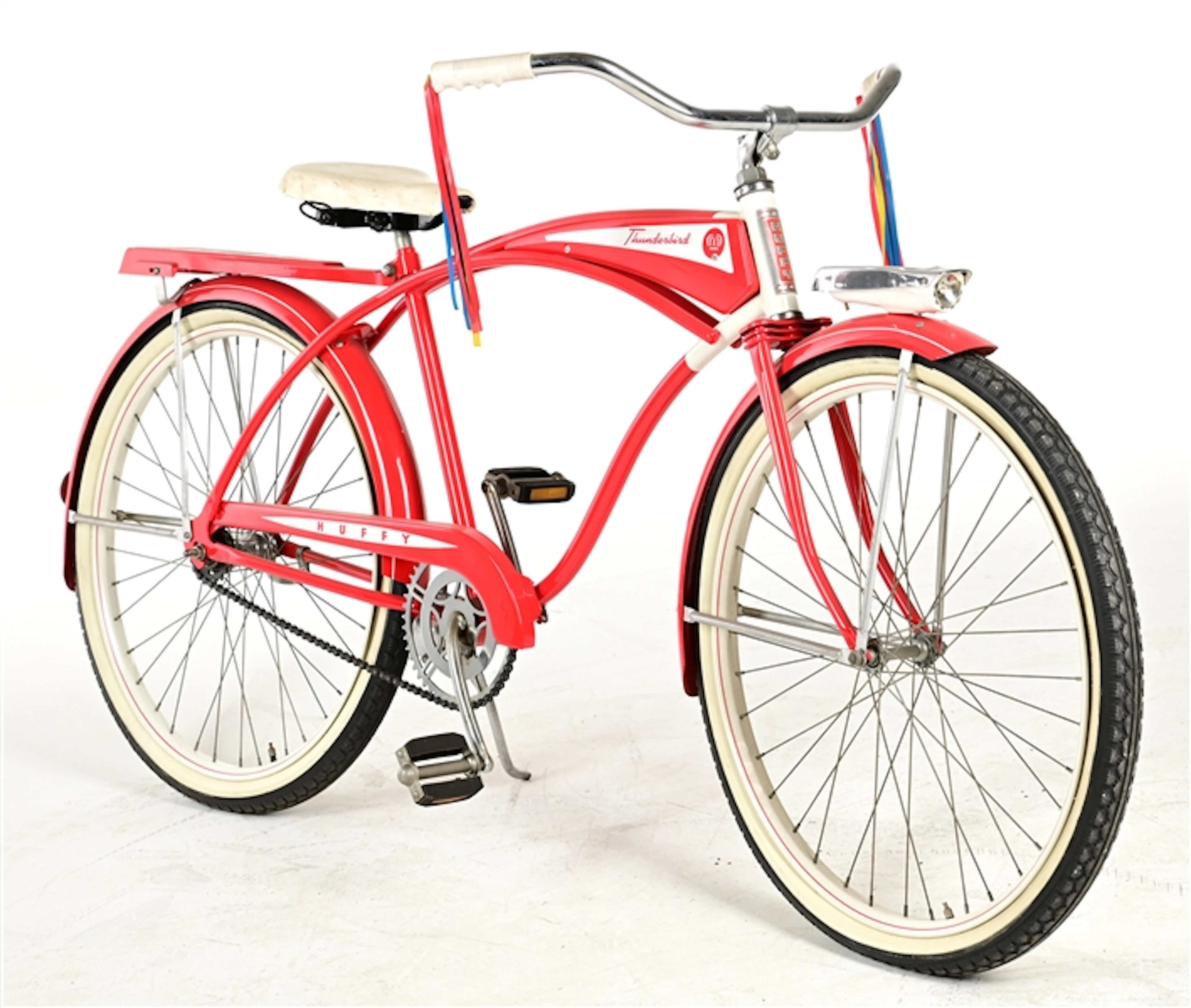HUFFY "THUNDERBIRD" 26" BICYCLE IN ORIGINAL RED PAINT