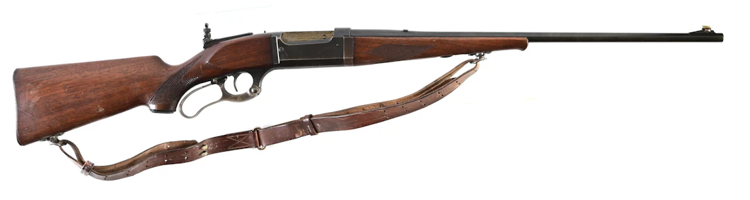 (C) PRE-WAR SAVAGE MODEL 99 .300 SAVAGE LEVER ACTION TAKE DOWN RIFLE.