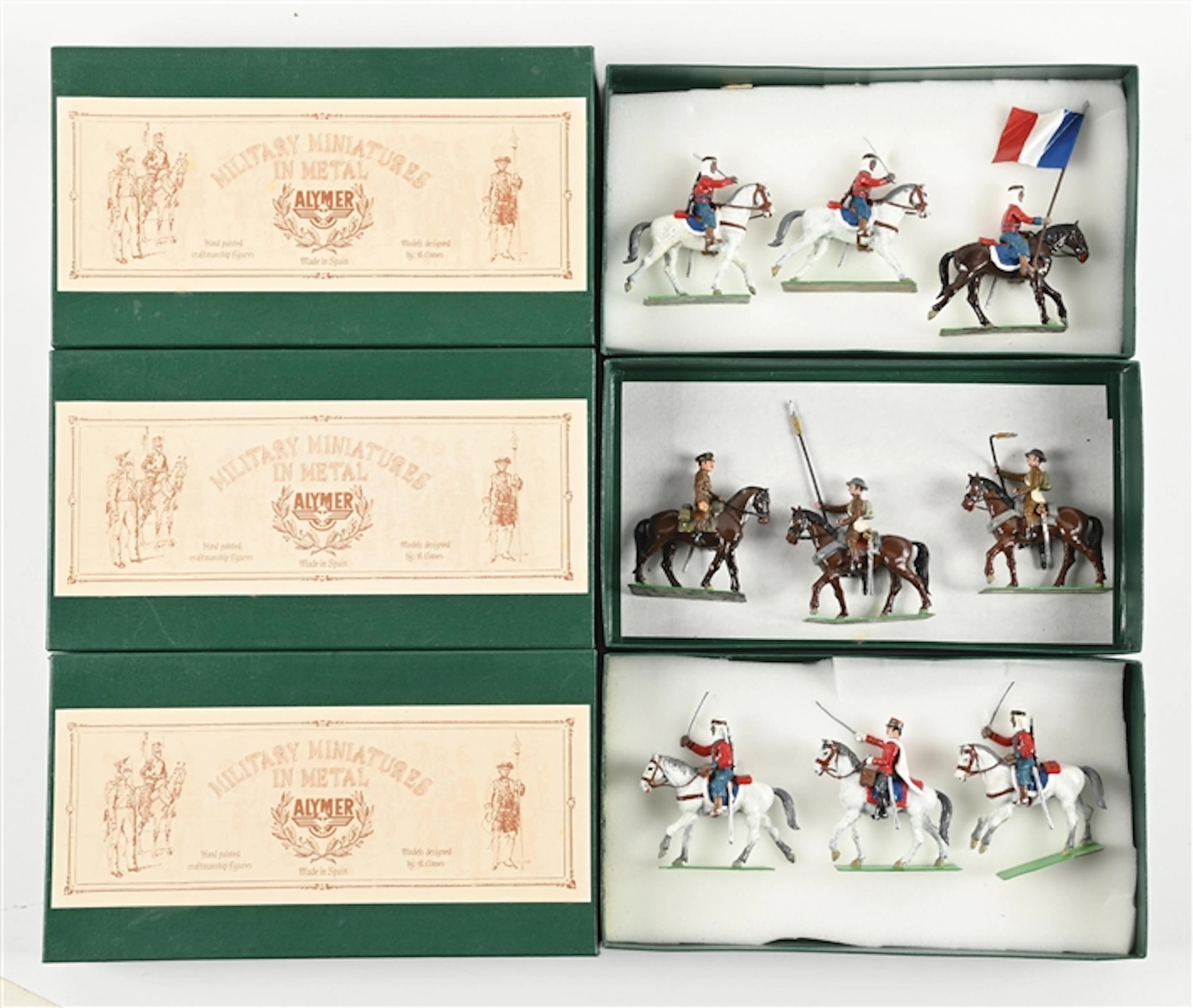 LOT OF 3: ALYMAR WWI CAVALRY
