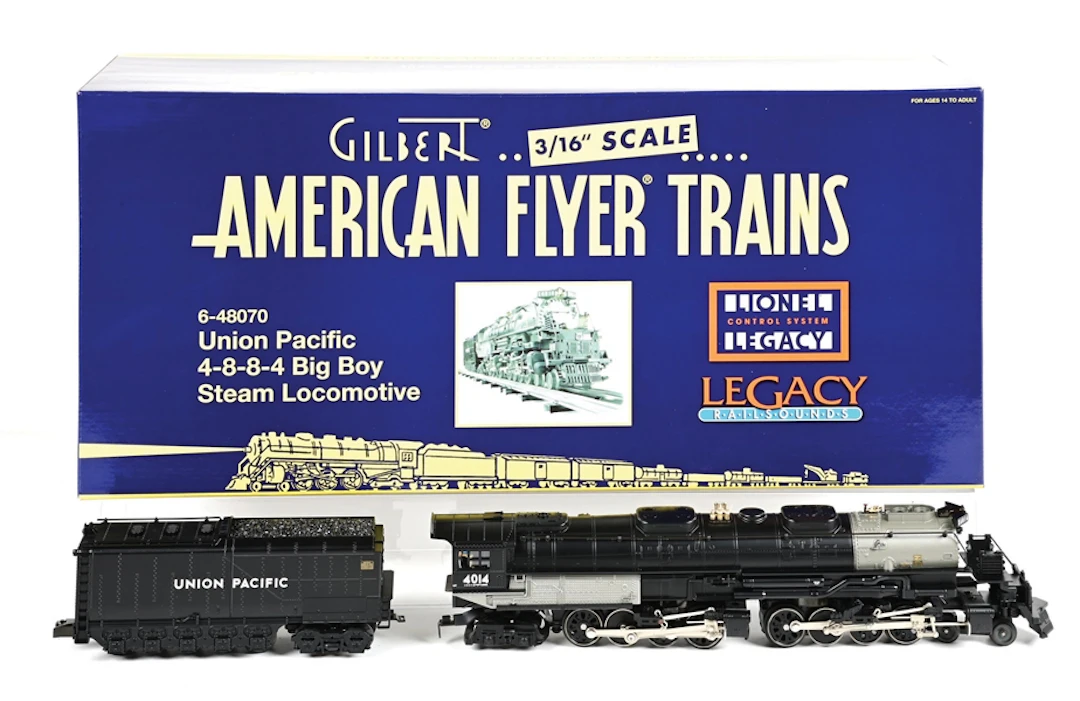 AMERICAN FLYER S-GA. BIG BOY STEAM LOCOMOTIVE AND TENDER NO. 4014