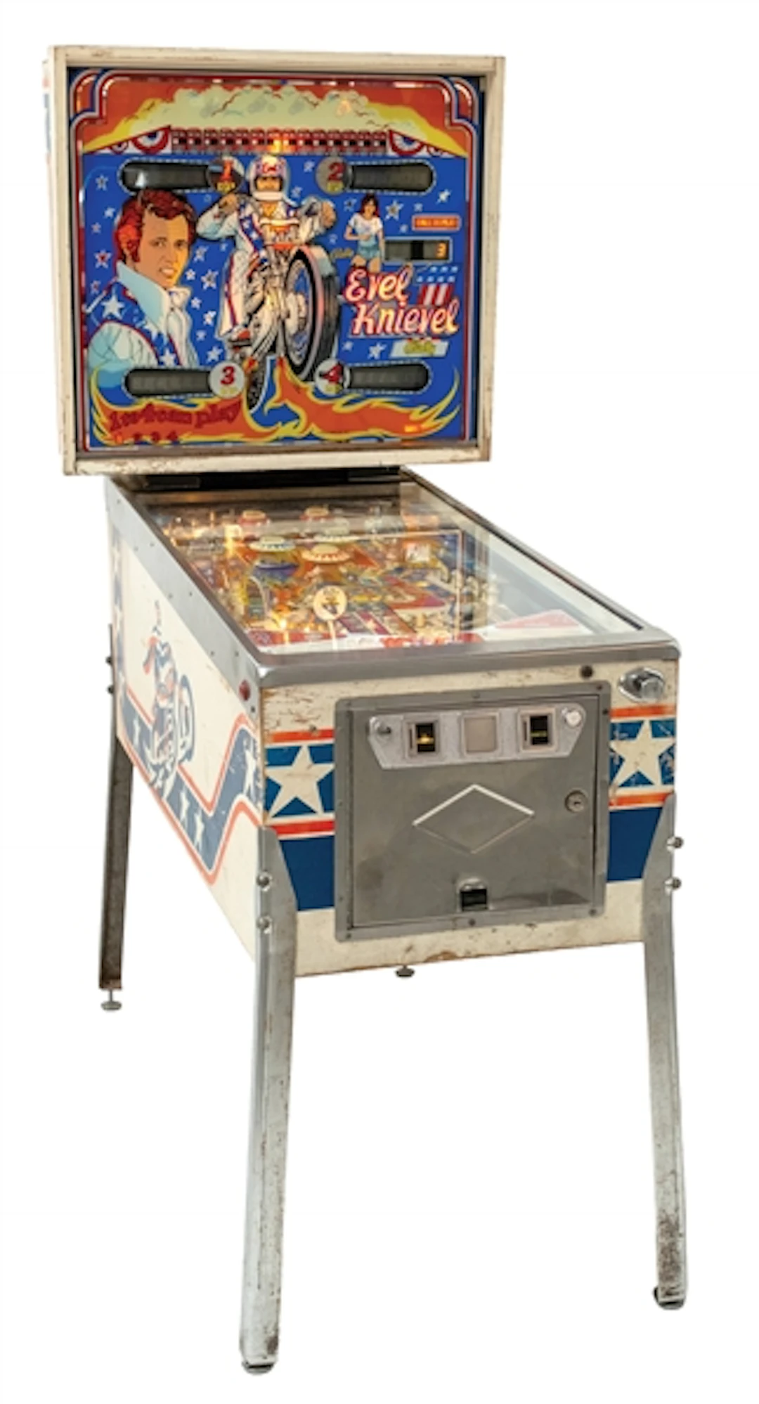 BALLY'S "EVEL KNIEVEL" PINBALL MACHINE
