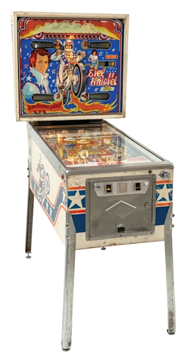 BALLY'S "EVEL KNIEVEL" PINBALL MACHINE