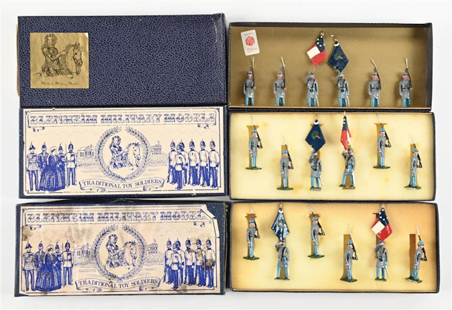 LOT OF 3: BLENHEIM MILITARY MODELS AMERICAN CIVIL WAR