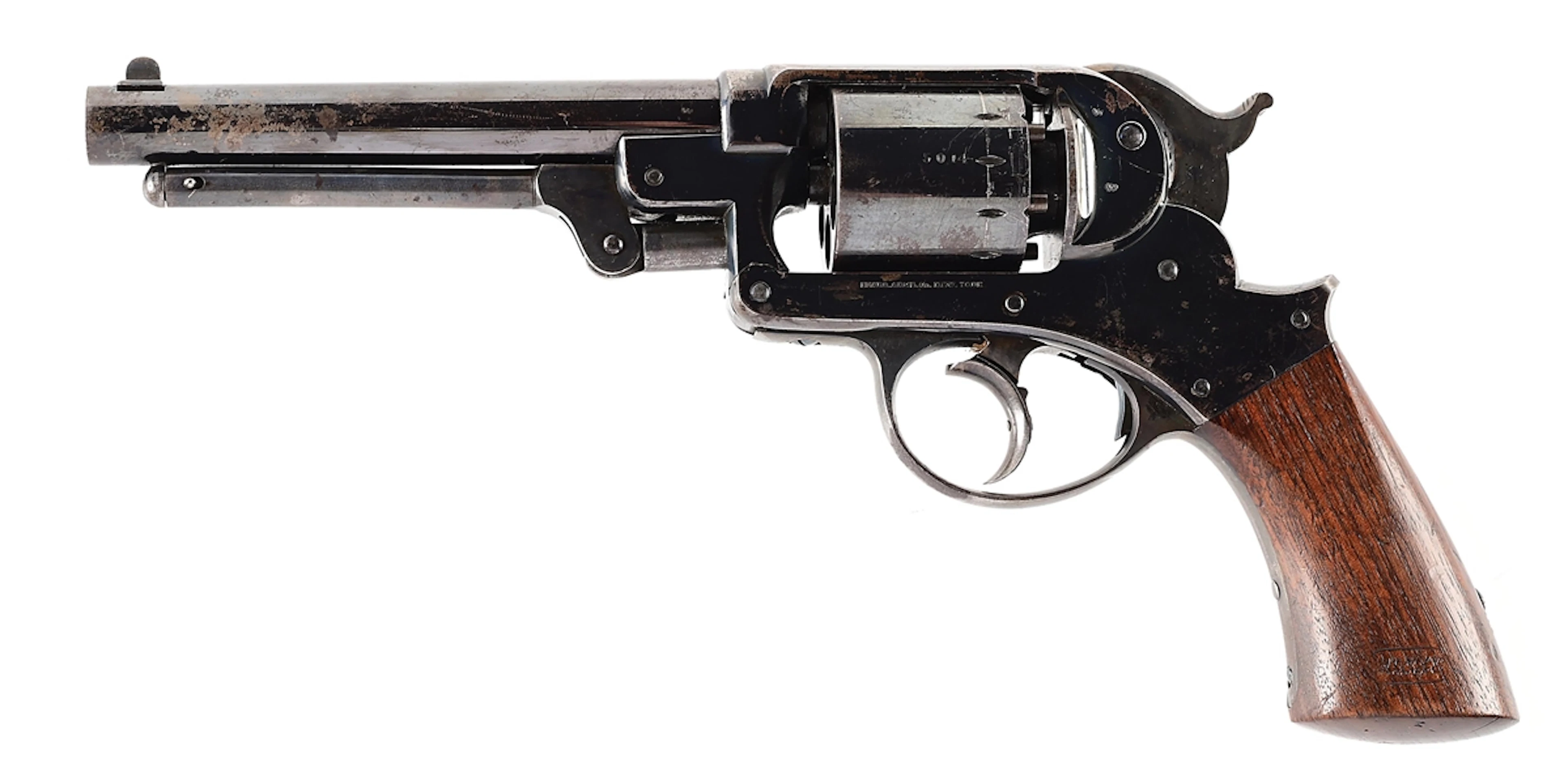 (A) STARR MODEL 1858 ARMY DOUBLE ACTION REVOLVER.