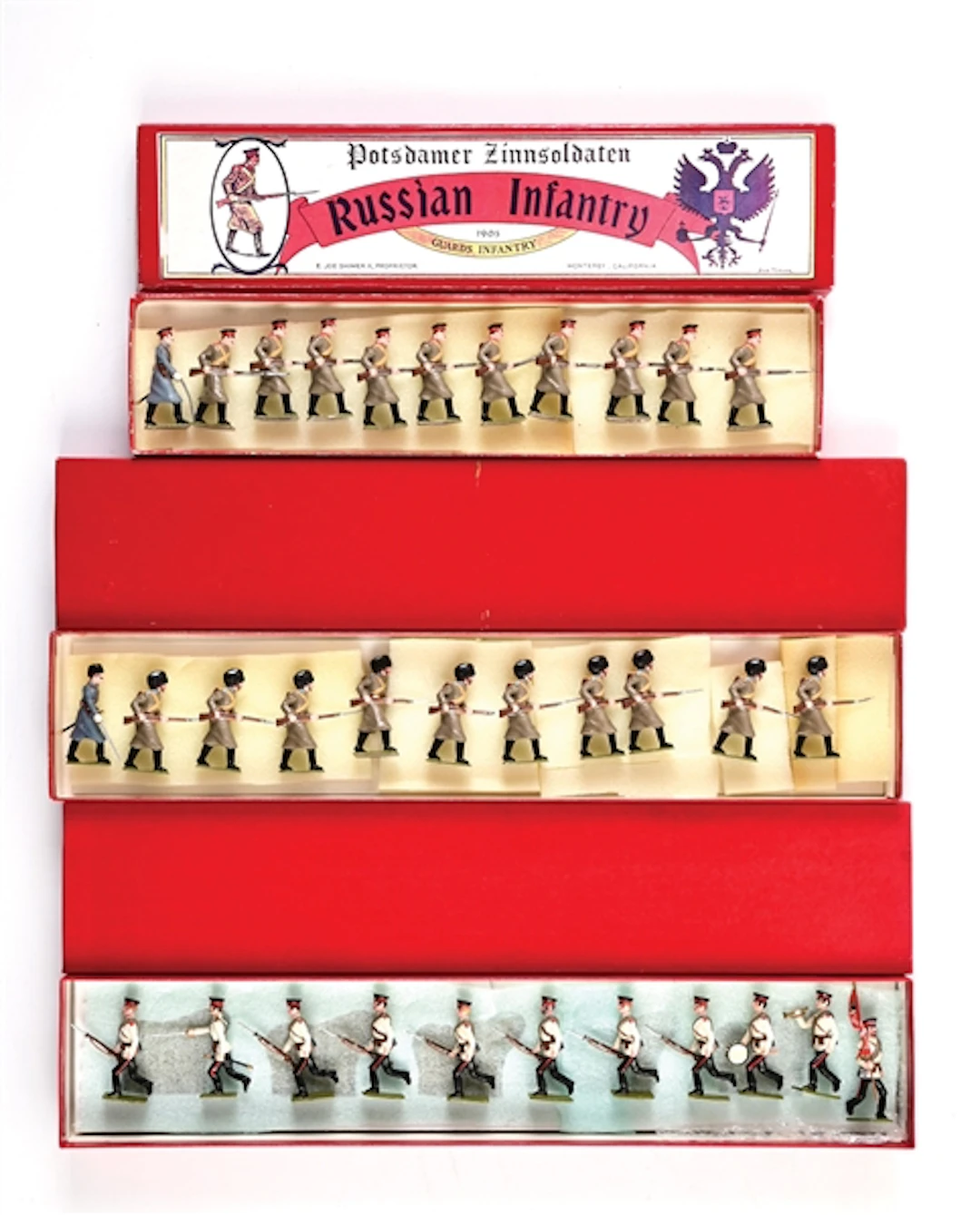 LOT OF 3: POSTDAMER CRIMEAN WAR RUSSIAN INFANTRY