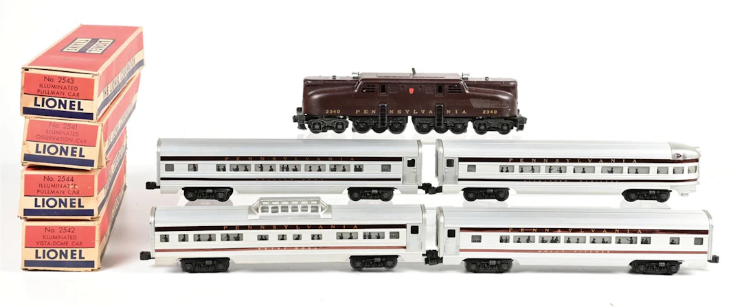 LIONEL O-GA. 2340 PRR GG-1 CONGRESSIONAL PASSENGER SET