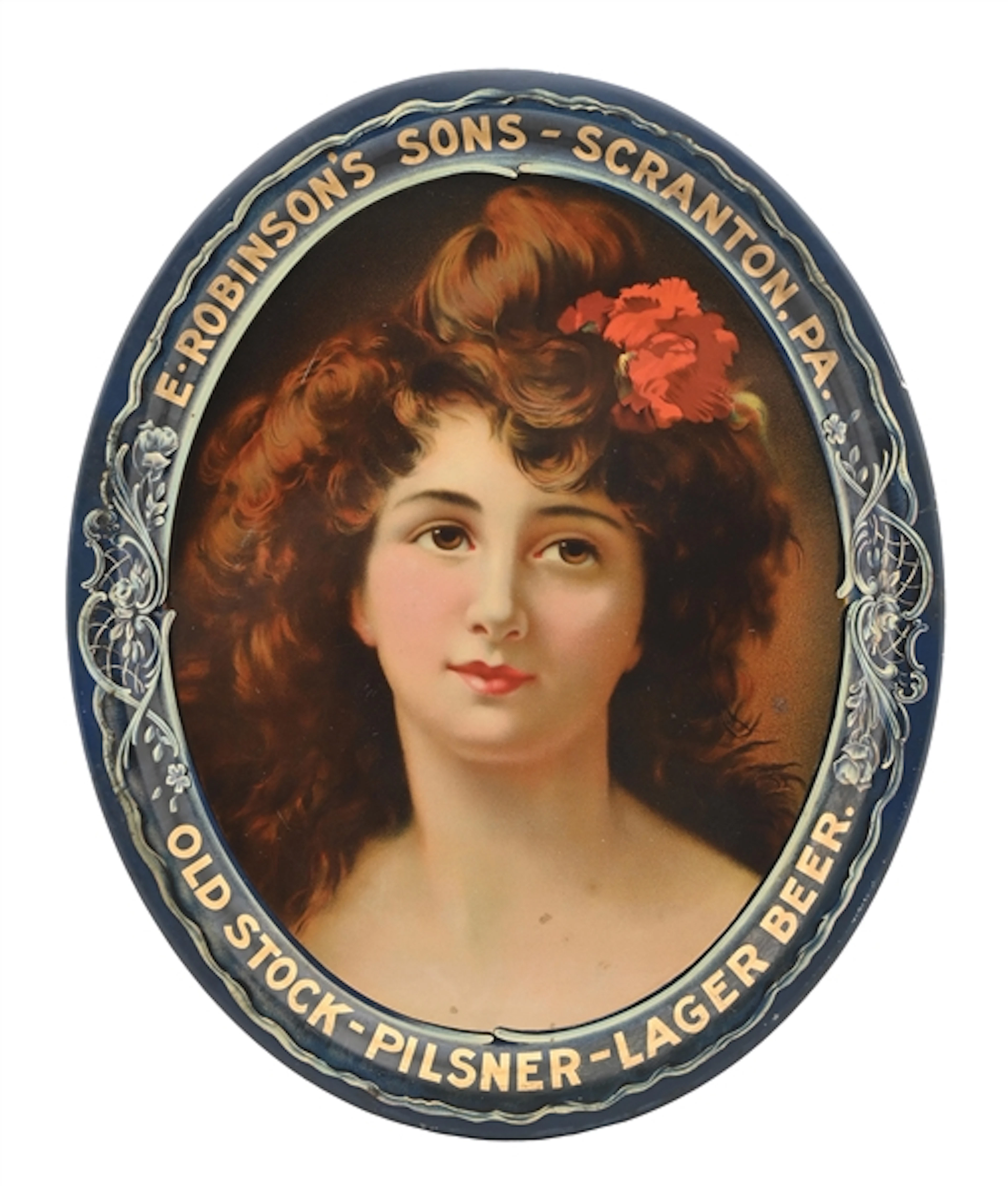 E. ROBINSON'S SONS BREWING CO. BEER TRAY