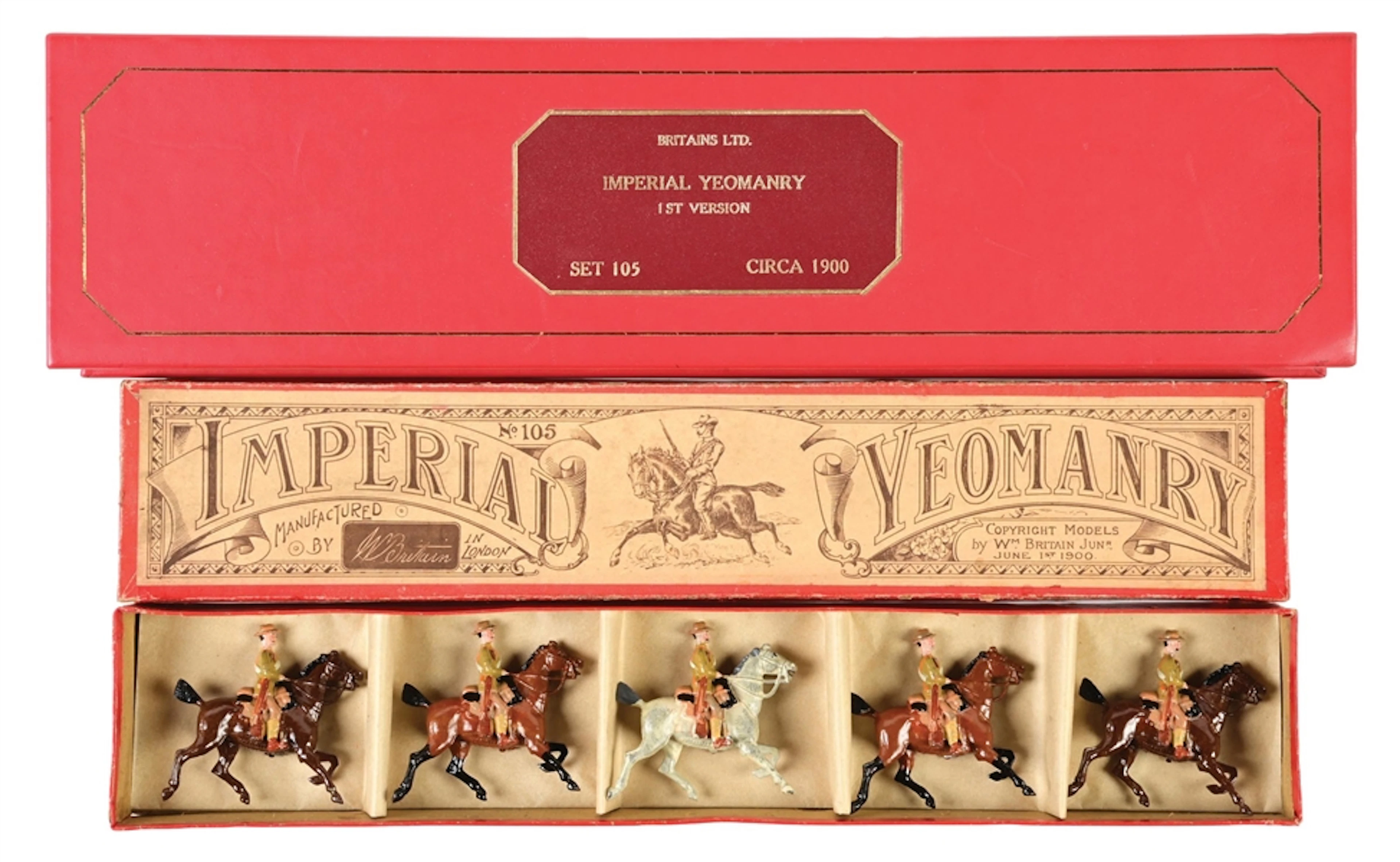 W. BRITAIN'S IMPERIAL YEOMANRY SET NO. 105