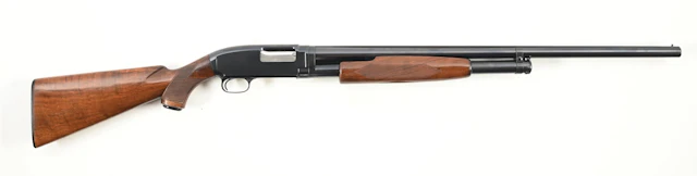 (C) HIGH CONDITION DELUXE WINCHESTER MODEL 12 SLIDE ACTION SHOTGUN.
