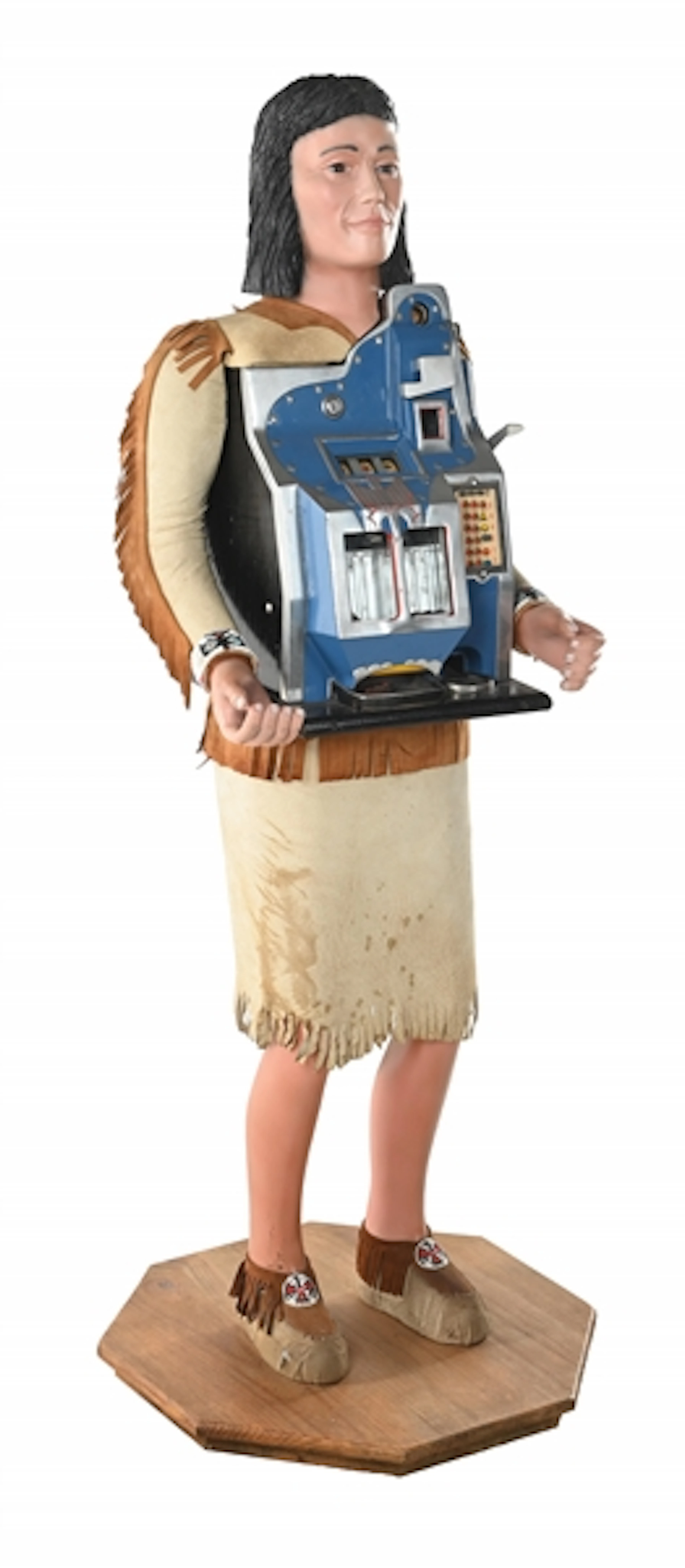 1¢ MILLS NOVELTY CO. 21 STAR FIREBIRD SLOT MACHINE