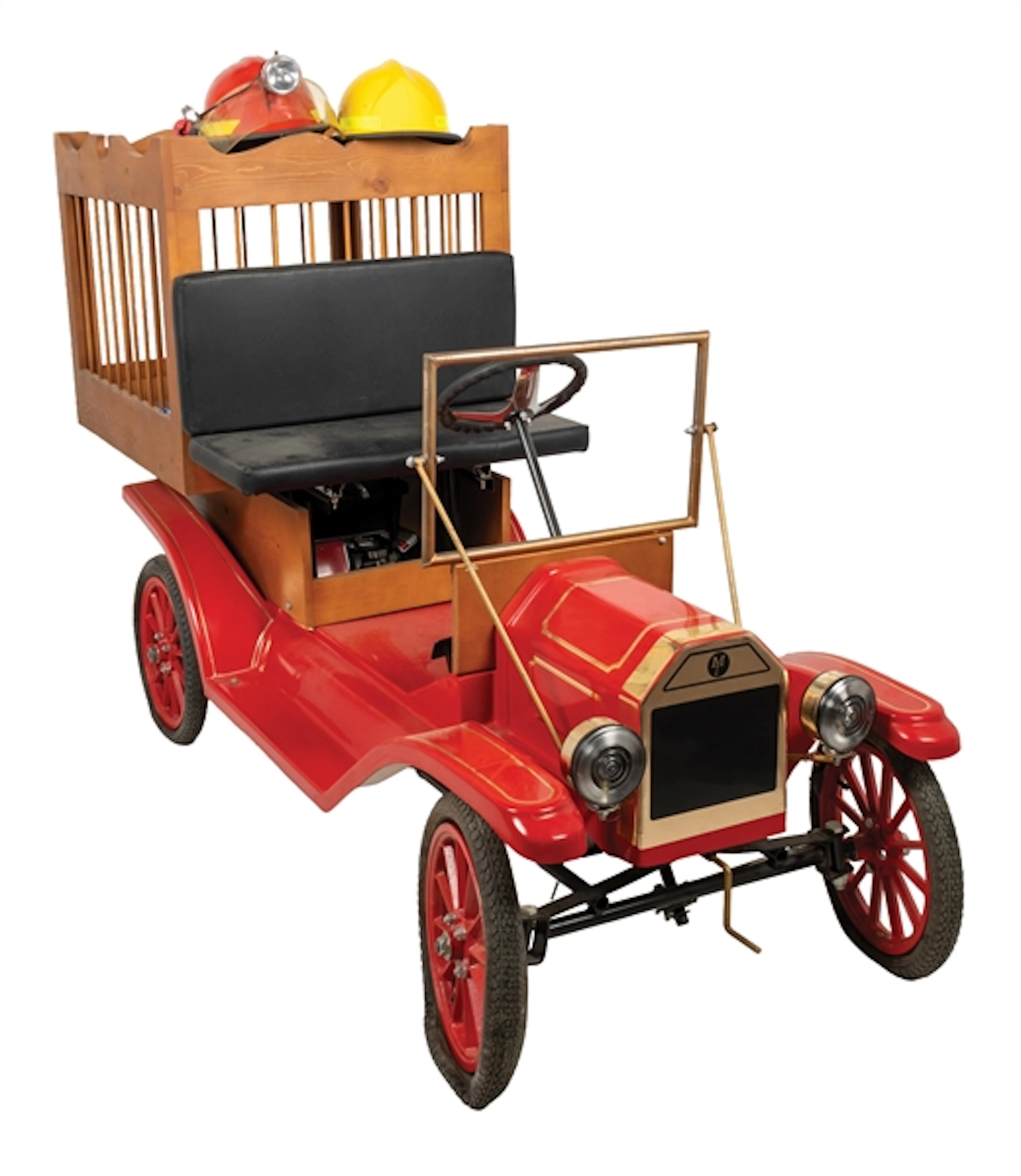 CIRCUS-RELATED CLOWN CAR FIRE TRUCK BUILT ON A GO-KART CHASSIS