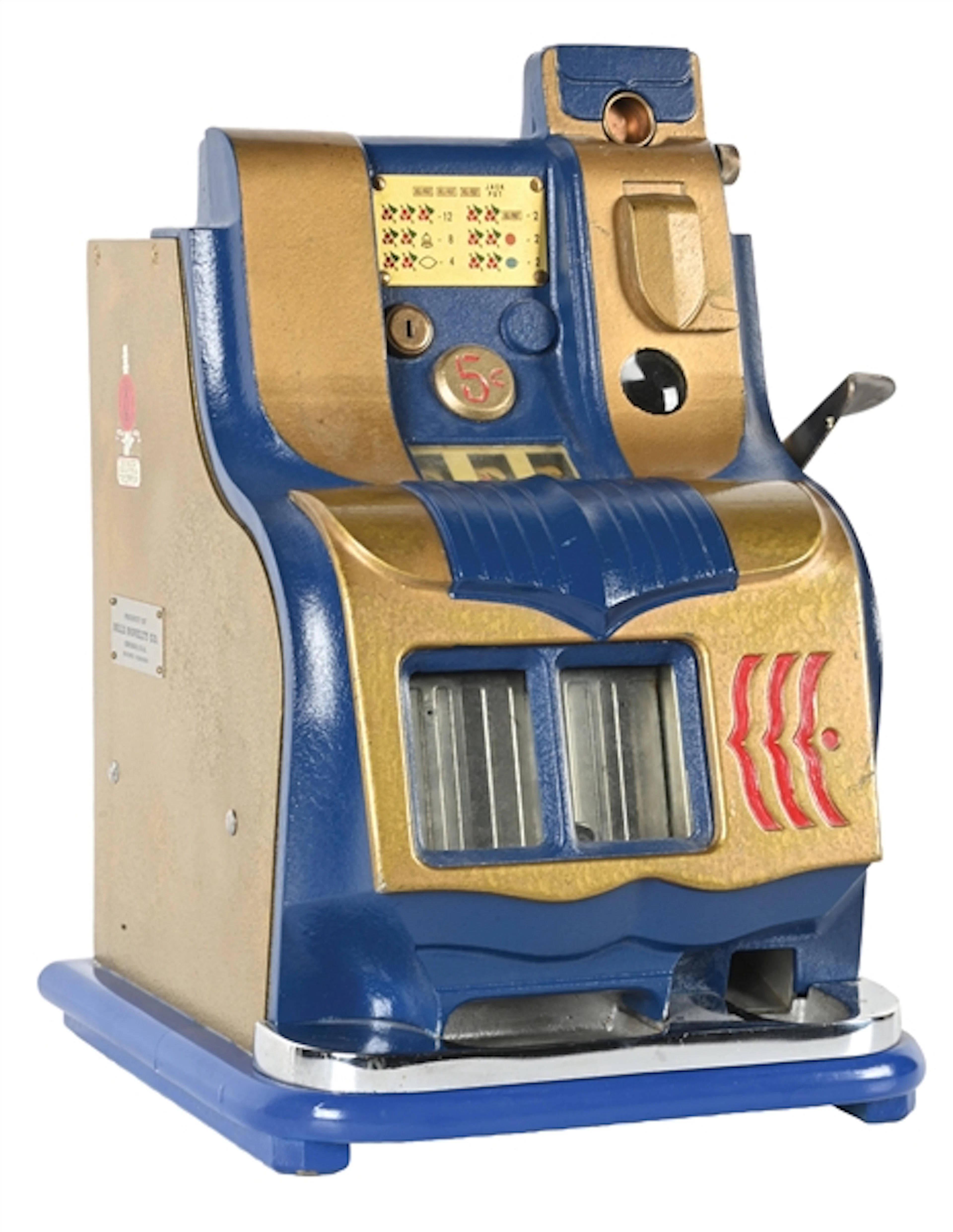5¢ MILLS NOVELTY CO. QT SLOT MACHINE