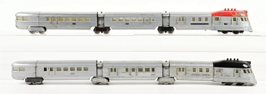 LOT OF 6: LIONEL O-GA. FLYING YANKEE PASSENGER SETS