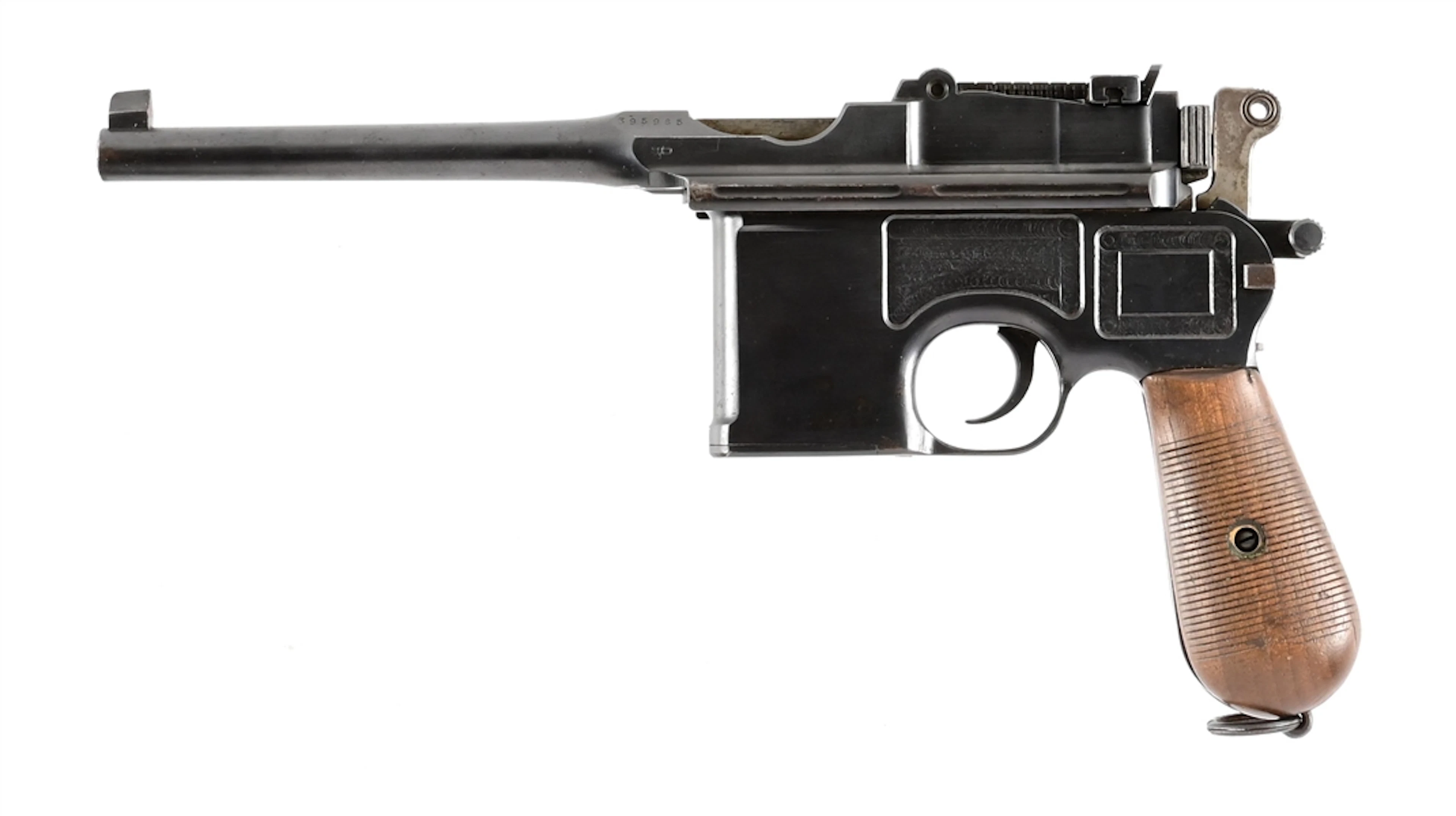 (C) MAUSER C96 BROOMHANDLE SEMI AUTOMATIC PISTOL