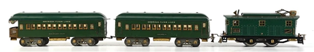 AMERICAN FLYER STANDARD GA. NO. 4644 PASSENGER SET