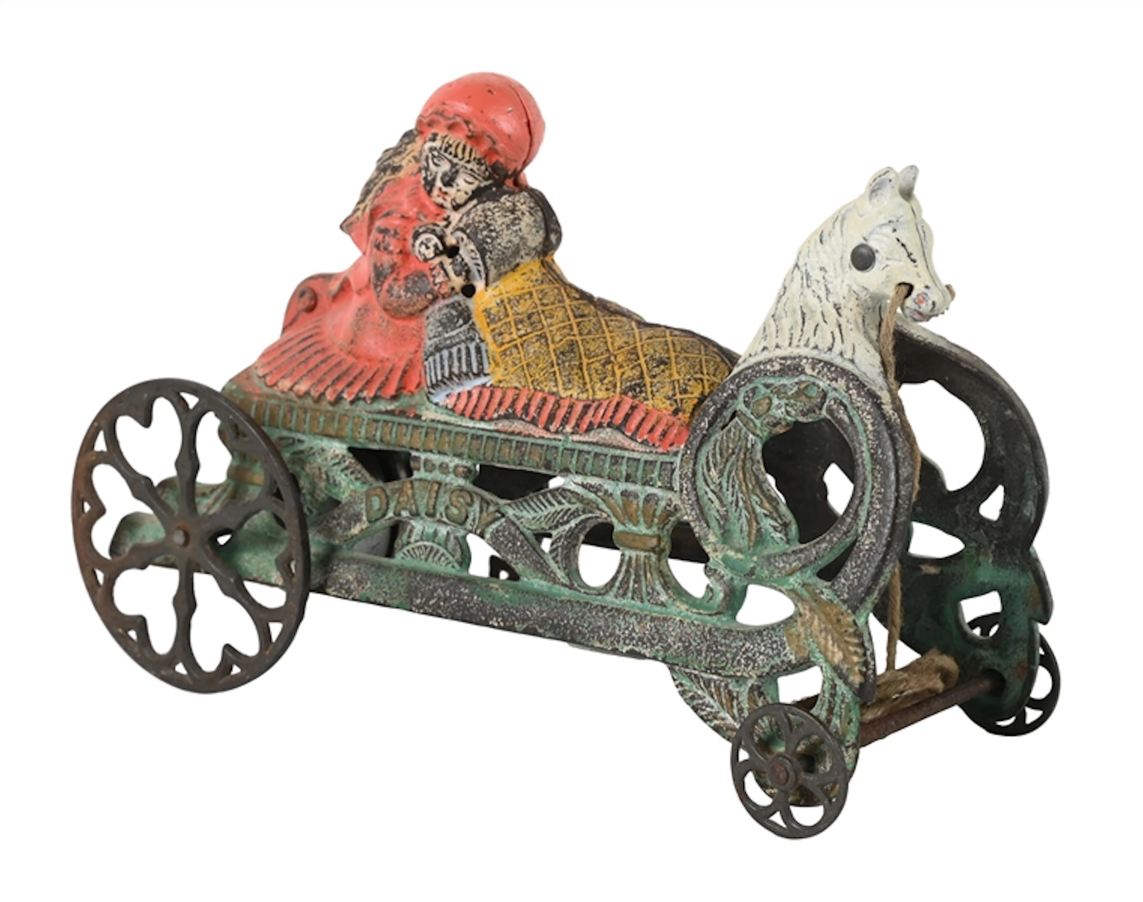 GONG BELL MFG. "DAISY" CAST IRON BELL TOY