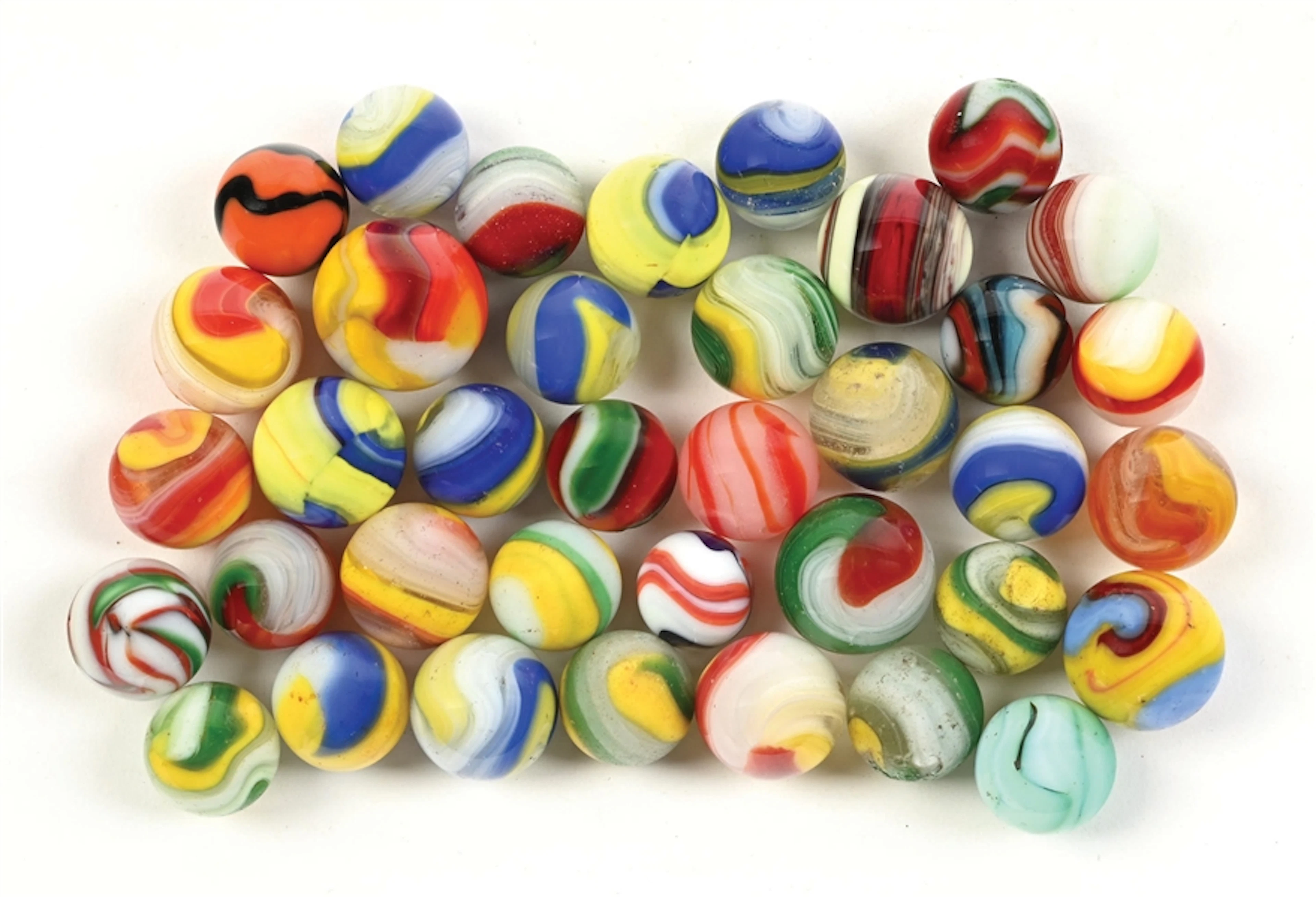 LARGE LOT OF AKRO MARBLES