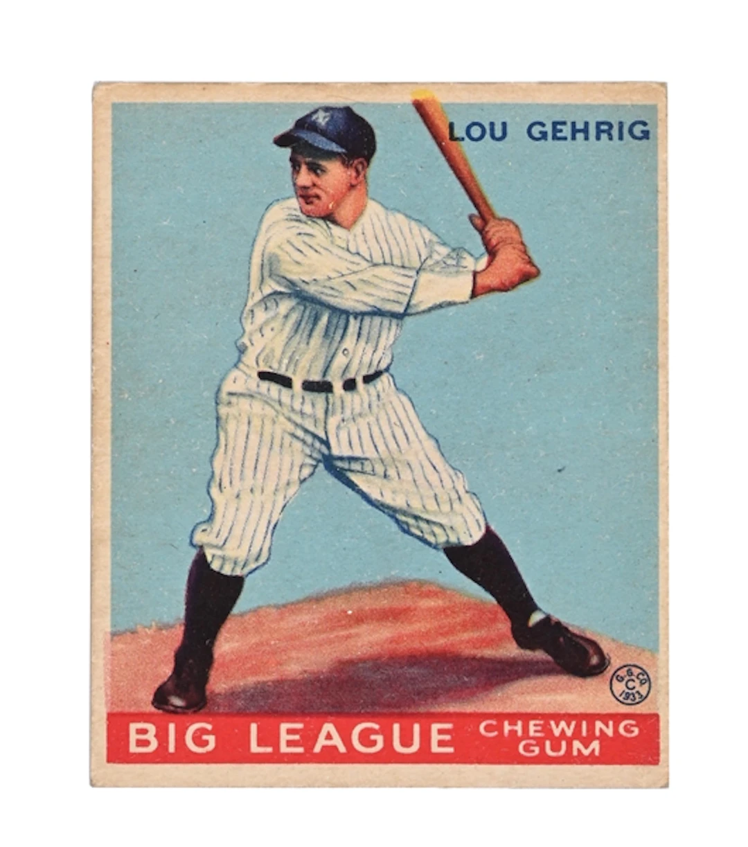 1933 GOUDEY LOU GEHRIG #92