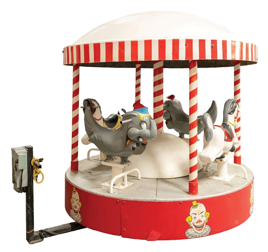 MIRAGE ELEPHANT AND HORSE CARNIVAL KIDDIE RIDE