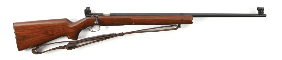 (C) WAR ERA WINCHESTER MODEL 75 .22 LR BOLT ACTION TARGET RIFLE